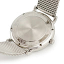 腕時計 IWC IWC ポートフィノ オートマティック IW356506 自動巻き メンズ ブラック デイト バー ローマン メッシュブレス