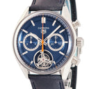 腕時計 タグホイヤー TAG Heuer カレラ トゥールビヨン クロノグラフ CBS5010.FC6543 自動巻き メンズ 未使用 ブルー オープンハート