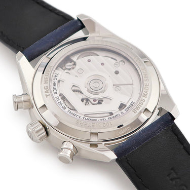 腕時計 タグホイヤー TAG Heuer カレラ トゥールビヨン クロノグラフ CBS5010.FC6543 自動巻き メンズ 未使用 ブルー オープンハート