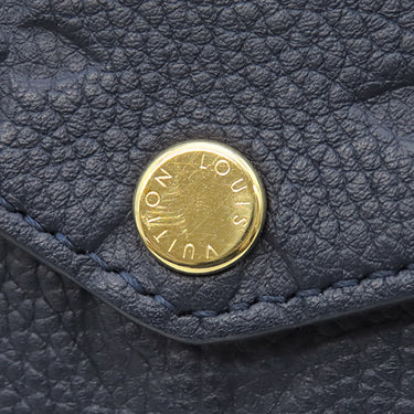 ルイヴィトン LOUIS VUITTON ポシェット フェリシー M83589 ネイビー モノグラムアンプラント チェーンウォレット ゴールド金具 紺 チェーンショルダー