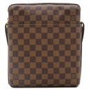 ルイヴィトン LOUIS VUITTON トロター ボブール N41135 ダミエエベヌ ダミエキャンバス ショルダーバッグ シルバー金具 茶