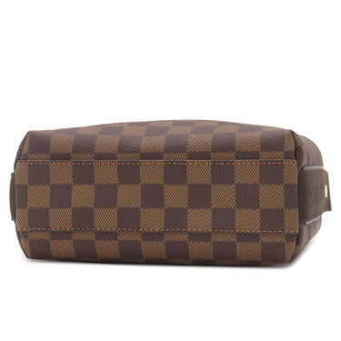 ルイヴィトン LOUIS VUITTON トロター ボブール N41135 ダミエエベヌ ダミエキャンバス ショルダーバッグ シルバー金具 茶