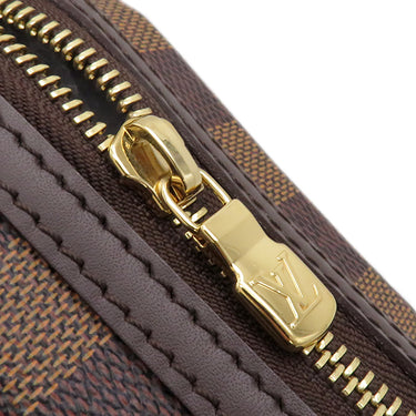 ルイヴィトン LOUIS VUITTON トロター ボブール N41135 ダミエエベヌ ダミエキャンバス ショルダーバッグ シルバー金具 茶