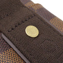 ルイヴィトン LOUIS VUITTON トロター ボブール N41135 ダミエエベヌ ダミエキャンバス ショルダーバッグ シルバー金具 茶