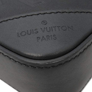 ルイヴィトン LOUIS VUITTON トリオ メッセンジャー M46602 ブラック レザー モノグラムシャドウレザー ショルダーバッグ ブラック金具 黒 斜め掛け