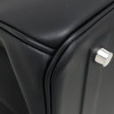 エルメス HERMES シャドーバーキン35 ブラック ヴォースイフト ハンドバッグ シルバー金具 黒