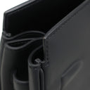 エルメス HERMES シャドーバーキン35 ブラック ヴォースイフト ハンドバッグ シルバー金具 黒