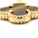 ヴァンクリーフアーペル Van Cleef & Arpels マジックアルハンブラ 6モチーフ VCARN5JP00 イエローゴールド K18YG カーネリアン タイガーズアイ ネックレス カーネリアン タイガーズアイ 赤 茶 750 18K YG