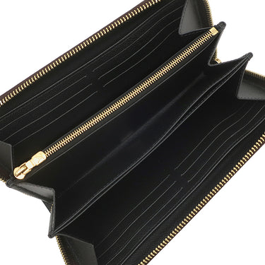 ルイヴィトン LOUIS VUITTON ジッピー ウォレット M82444 モノグラムリバース レザー モノグラムリバースキャンバス 長財布 ゴールド金具 茶 ラウンドファスナー