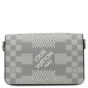 ルイヴィトン LOUIS VUITTON ステュディオ メッセンジャー N50014 アンタークティカ ダミエグラフィット3Dキャンバス ショルダーバッグ シルバー金具 黒 グレー