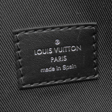 ルイヴィトン LOUIS VUITTON ステュディオ メッセンジャー N50014 アンタークティカ ダミエグラフィット3Dキャンバス ショルダーバッグ シルバー金具 黒 グレー