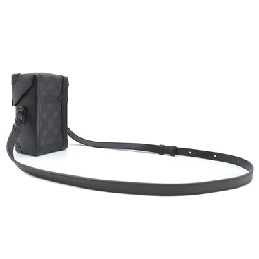 ルイヴィトン LOUIS VUITTON ヴェルティカル トランク ウェアラブル M82077 モノグラムエクリプス レザー モノグラムエクリプスキャンバス ショルダーバッグ ブラック金具