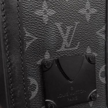 ルイヴィトン LOUIS VUITTON ヴェルティカル トランク ウェアラブル M82077 モノグラムエクリプス レザー モノグラムエクリプスキャンバス ショルダーバッグ ブラック金具