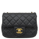 シャネル CHANEL ミニマトラッセ チェーンショルダー ブラック ラムスキン ショルダーバッグ ゴールド金具 黒 ココマーク ココボール