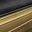 シャネル CHANEL ミニマトラッセ チェーンショルダー ブラック ラムスキン ショルダーバッグ ゴールド金具 黒 ココマーク ココボール