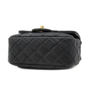 シャネル CHANEL ミニマトラッセ チェーンショルダー ブラック ラムスキン ショルダーバッグ ゴールド金具 黒 ココマーク ココボール