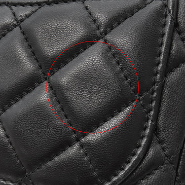 シャネル CHANEL ミニマトラッセ チェーンショルダー ブラック ラムスキン ショルダーバッグ ゴールド金具 黒 ココマーク ココボール