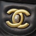 シャネル CHANEL ミニマトラッセ チェーンショルダー ブラック ラムスキン ショルダーバッグ ゴールド金具 黒 ココマーク ココボール