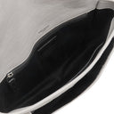 サンローラン SAINT LAURENT ニキ チェーンショルダー 498894 グレー カーフ ショルダーバッグ ガンメタル金具 肩掛け