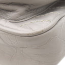 サンローラン SAINT LAURENT ニキ チェーンショルダー 498894 グレー カーフ ショルダーバッグ ガンメタル金具 肩掛け