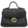 グッチ GUCCI インターロッキングG チェーンショルダー 510302 ブラック レザー 2WAYバッグ ゴールド金具 黒 ハンドバッグ ショルダー アウトレット品