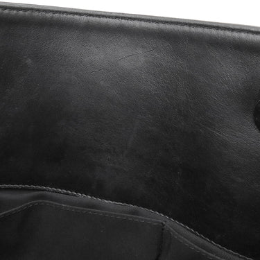 シャネル CHANEL マトラッセ チェーン トート ブラック ラムスキン トートバッグ シルバー金具 黒 ココマーク