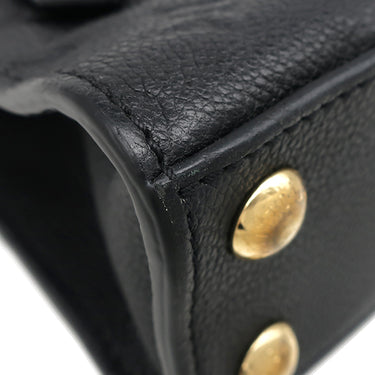 ルイヴィトン LOUIS VUITTON ポンヌフ ミニ M41743 モノグラムアンプラント レザー モノグラムアンプラント 2WAYバッグ ゴールド金具 黒 ハンドバッグ ショルダー