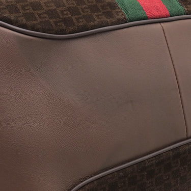 グッチ GUCCI ヴィルゴ GG 726428 ブラウン レザー スウェード 2WAYバッグ ゴールド金具 茶 シェリーライン がま口バッグ Virgo