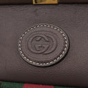 グッチ GUCCI ヴィルゴ GG 726428 ブラウン レザー スウェード 2WAYバッグ ゴールド金具 茶 シェリーライン がま口バッグ Virgo