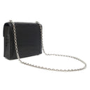 エルメス HERMES ヴェルー チェーン ミニ ブラック アリゲーター ショルダーバッグ シルバー金具 黒 シャイン