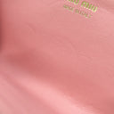 ミュウミュウ MIU MIU リボン付き キーケース 2B61 ブラック カーフ キーケース ゴールド金具 黒 ピンク 小銭入れ