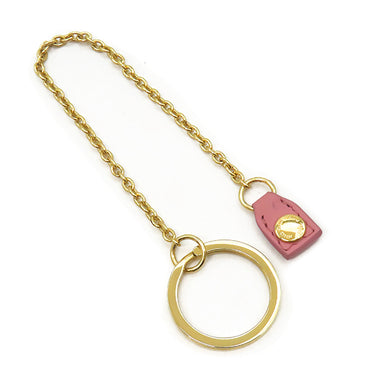 ミュウミュウ MIU MIU リボン付き キーケース 2B61 ブラック カーフ キーケース ゴールド金具 黒 ピンク 小銭入れ