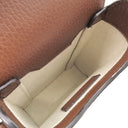 グッチ GUCCI ホースビット 1955 ミニ ショルダー 625615 ブルー×ブラウン レザー デニム ショルダーバッグ ゴールド金具 青 茶 GGデニム