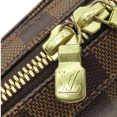 ルイヴィトン LOUIS VUITTON ジェロニモス N51994 ダミエエベヌ ダミエキャンバス ボディバッグ ゴールド金具 ウエストバッグ 旧型