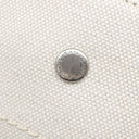 サンローラン SAINT LAURENT リヴ ゴーシュ 669299 アイボリー×ブラウン キャンバス レザー ショルダーバッグ シルバー金具 白 茶 RIVE GAUCHE