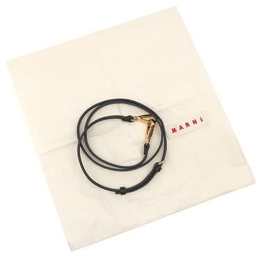 マルニ MARNI パニエ SCMP0067U0 ブラック カーフ 2WAYバッグ ゴールド金具 黒 ハンドバッグ ショルダーバッグ