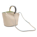 マルニ MARNI パニエ SCMP0067U0 ベージュ カーフ 2WAYバッグ ゴールド金具 ハンドバッグ ショルダーバッグ グレージュ