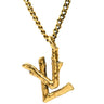 ルイヴィトン LOUIS VUITTON LVトゥイッグ ペンダント MP2456 ゴールド GP ネックレス ヴィンテージ金具 ゴールド金具 小枝 木 ロゴ