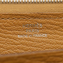 エルメス HERMES アザップロング クラシック キャラメル トゴ 長財布 シルバー金具 茶 ラウンドファスナー