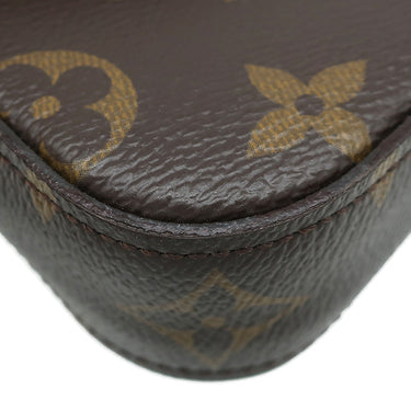 ルイヴィトン LOUIS VUITTON ミルティ ポシェット フェリシー M80091 モノグラム モノグラムキャンバス ショルダーバッグ ゴールド金具 緑 カーキ