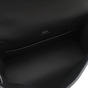 エルメス HERMES ポシェットケリー ブラック スイフト ハンドバッグ シルバー金具 新品 未使用 黒 ミニバッグ