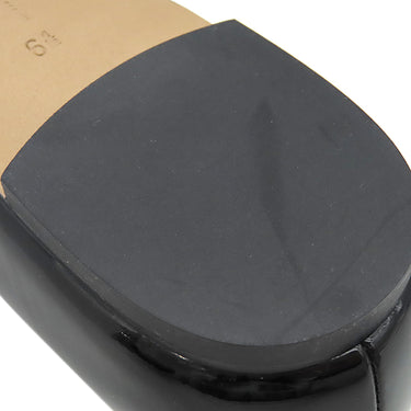 サルヴァトーレ・フェラガモ Salvatore Ferragamo ヴァリナ 1A181 574556 ブラック エナメル #6.5 パンプス ゴールド金具 黒 パテントレザー ヴァラ リボン