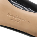 サルヴァトーレ・フェラガモ Salvatore Ferragamo ヴァラ リボン 01B221 591963 ブラック エナメル 7 パンプス 黒 パテントレザー