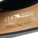 サルヴァトーレ・フェラガモ Salvatore Ferragamo ヴァラ リボン 01B221 591963 ブラック エナメル 7 パンプス 黒 パテントレザー