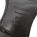 フェラガモ FERRAGAMO FORT ガンチーニ 0762690 ココアブラウン カーフ 8 1/2 ローファー 茶