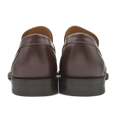 フェラガモ FERRAGAMO FORT ガンチーニ 0762690 ココアブラウン カーフ 8 1/2 ローファー 茶