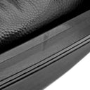 フェラガモ FERRAGAMO FORT ガンチーニ 0762695 ブラック レザー カウハイド 7 1/2 ローファー シルバー金具 黒