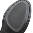 フェラガモ FERRAGAMO FORT ガンチーニ 0762695 ブラック レザー カウハイド 7 1/2 ローファー シルバー金具 黒