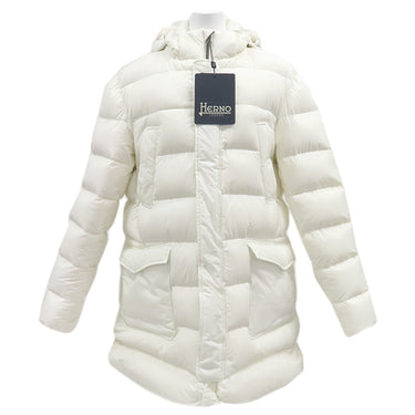 ヘルノ HERNO LEGEND レジェンド ダウン パーカー PI003ULE-M02 ホワイト ナイロン ダウン フェザー #44 ダウンジャケット 白 アウター