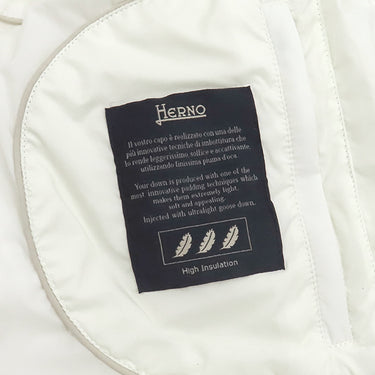 ヘルノ HERNO LEGEND レジェンド ダウン パーカー PI003ULE-M02 ホワイト ナイロン ダウン フェザー #44 ダウンジャケット 白 アウター
